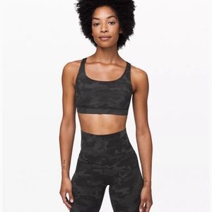 Lululemon Energy Bra in Black Camo
